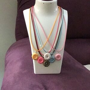 COPY - COPY - Corded Medallion Donut Necklaces for Kids or Adults!